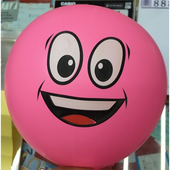Emoji / Smiley face Latex Balloons, 10 Pcs, 12" ๐ธ - Picture 3 of 8